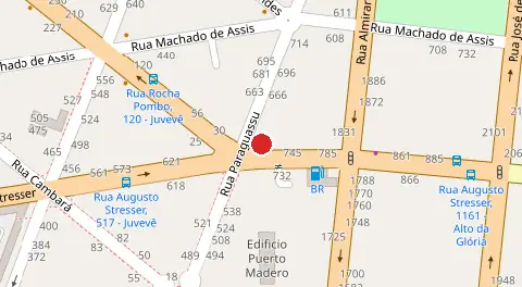 Mapa da localização
