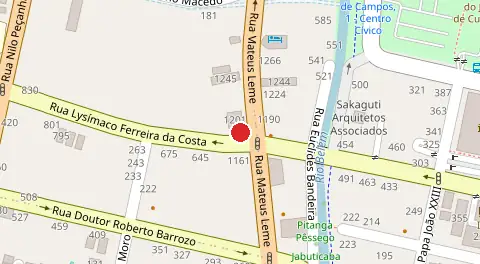 Mapa da localização