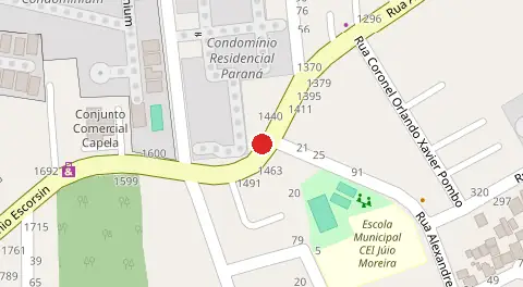 Mapa da localização