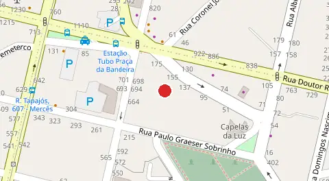 Mapa da localização