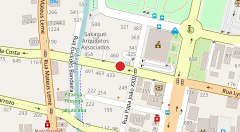 Mapa da localização