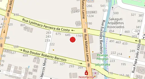 Mapa da localização