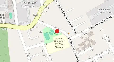 Mapa da localização