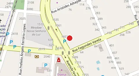 Mapa da localização