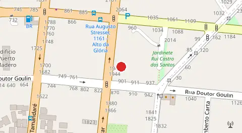 Mapa da localização