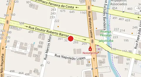 Mapa da localização