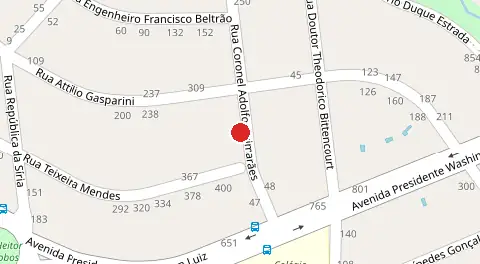 Mapa da localização