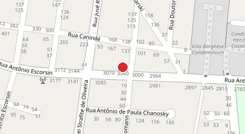 Mapa da localização