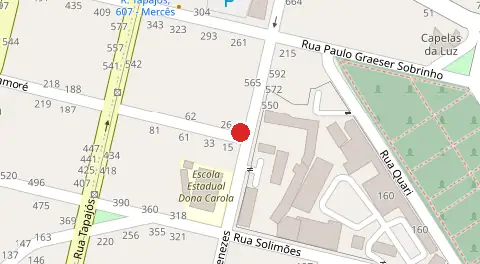 Mapa da localização