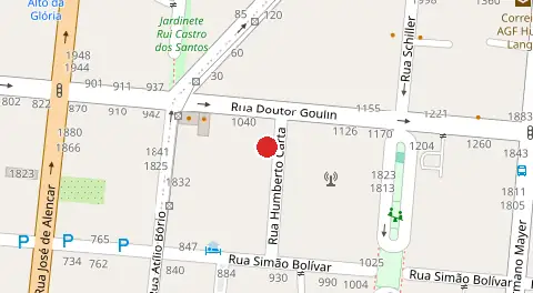 Mapa da localização
