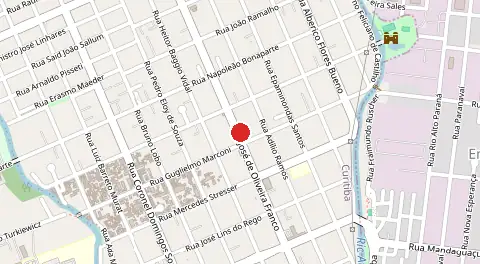 Mapa de José de Olivera Franco