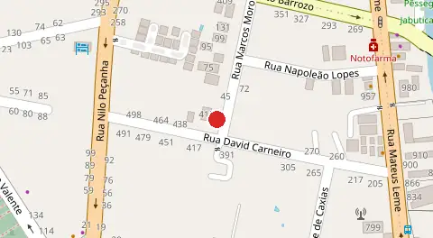 Mapa da localização