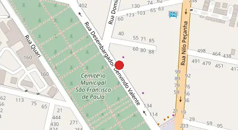 Mapa da localização