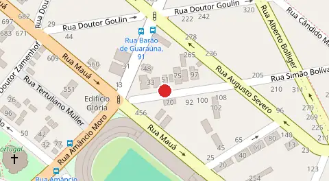 Mapa da localização