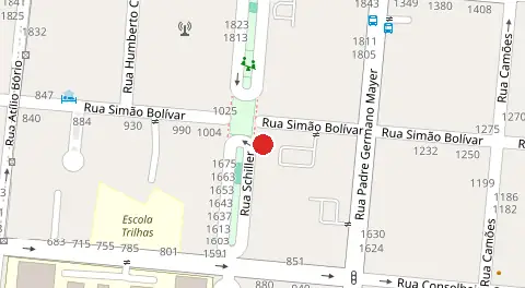 Mapa da localização