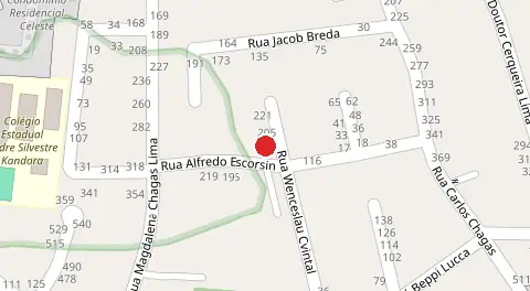 Mapa da localização