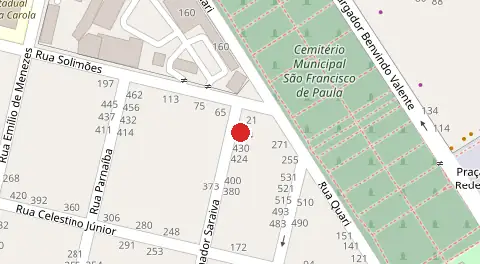 Mapa da localização