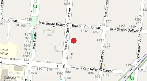 Mapa da localização