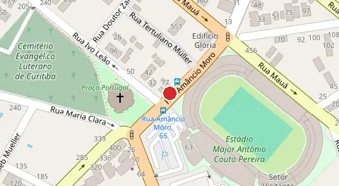 Mapa da localização