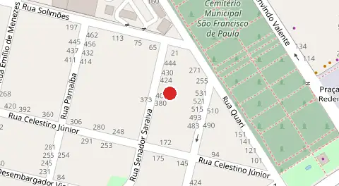 Mapa da localização