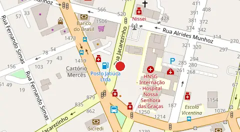 Mapa da localização