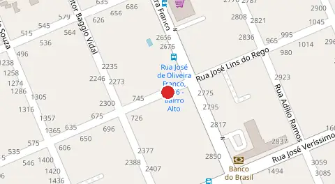 Mapa da localização