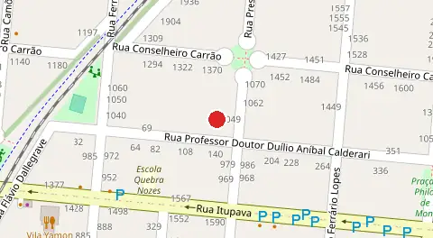 Mapa da localização