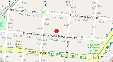 Mapa da localização