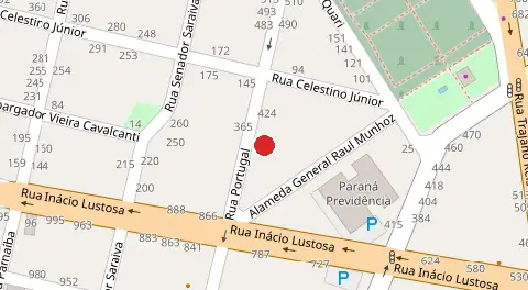 Mapa da localização