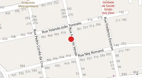 Mapa da localização