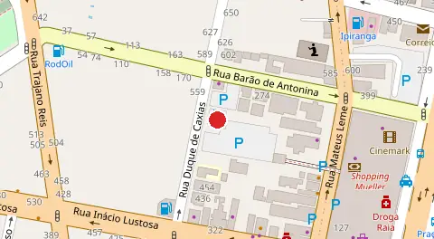 Mapa da localização