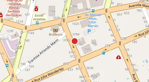 Mapa da localização
