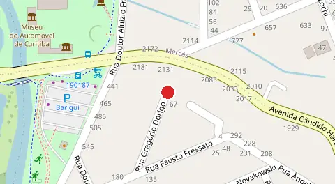 Mapa da localização