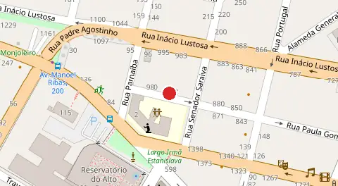 Mapa da localização