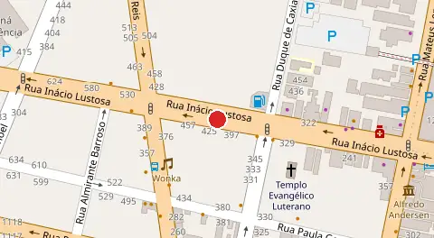 Mapa da localização