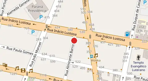 Mapa da localização