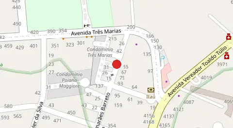 Mapa da localização
