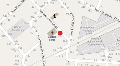 Mapa da localização