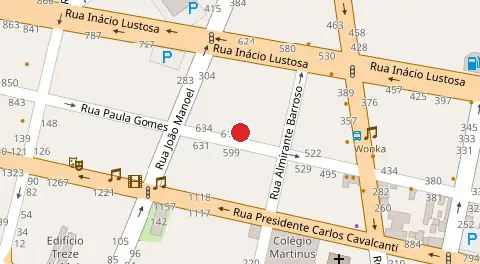 Mapa da localização