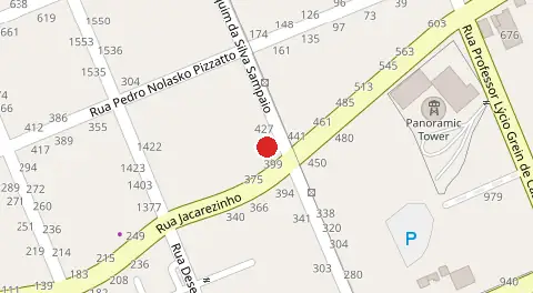 Mapa da localização