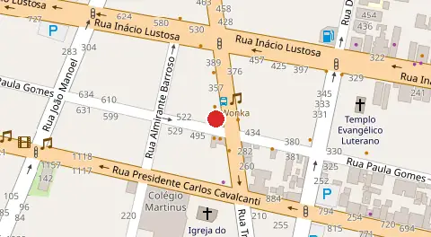 Mapa da localização