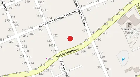 Mapa da localização