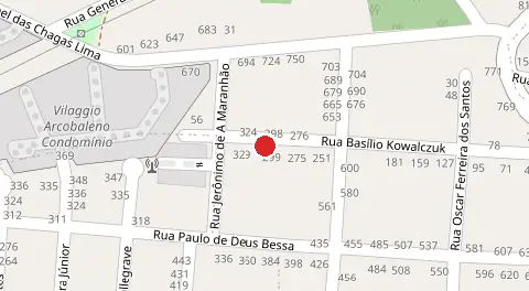 Mapa da localização