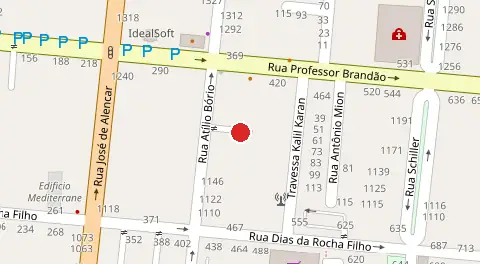 Mapa da localização