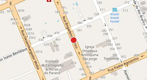 Mapa da localização