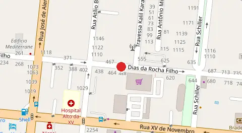 Mapa da localização