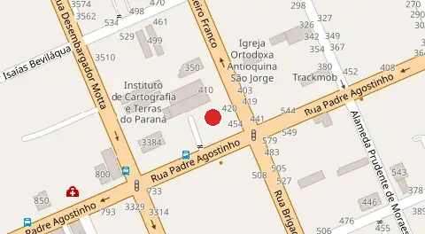 Mapa da localização