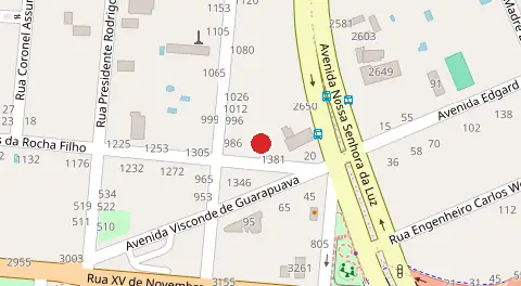 Mapa da localização