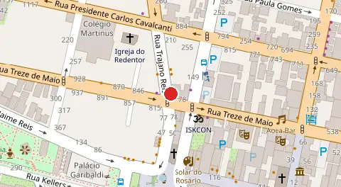Mapa da localização