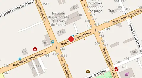 Mapa da localização